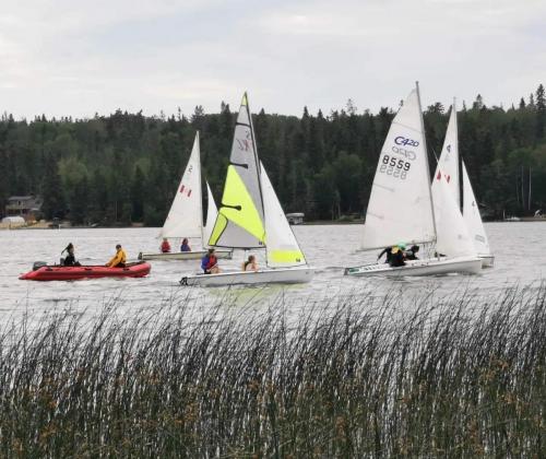 420s and RS Fevas at Emma Lake